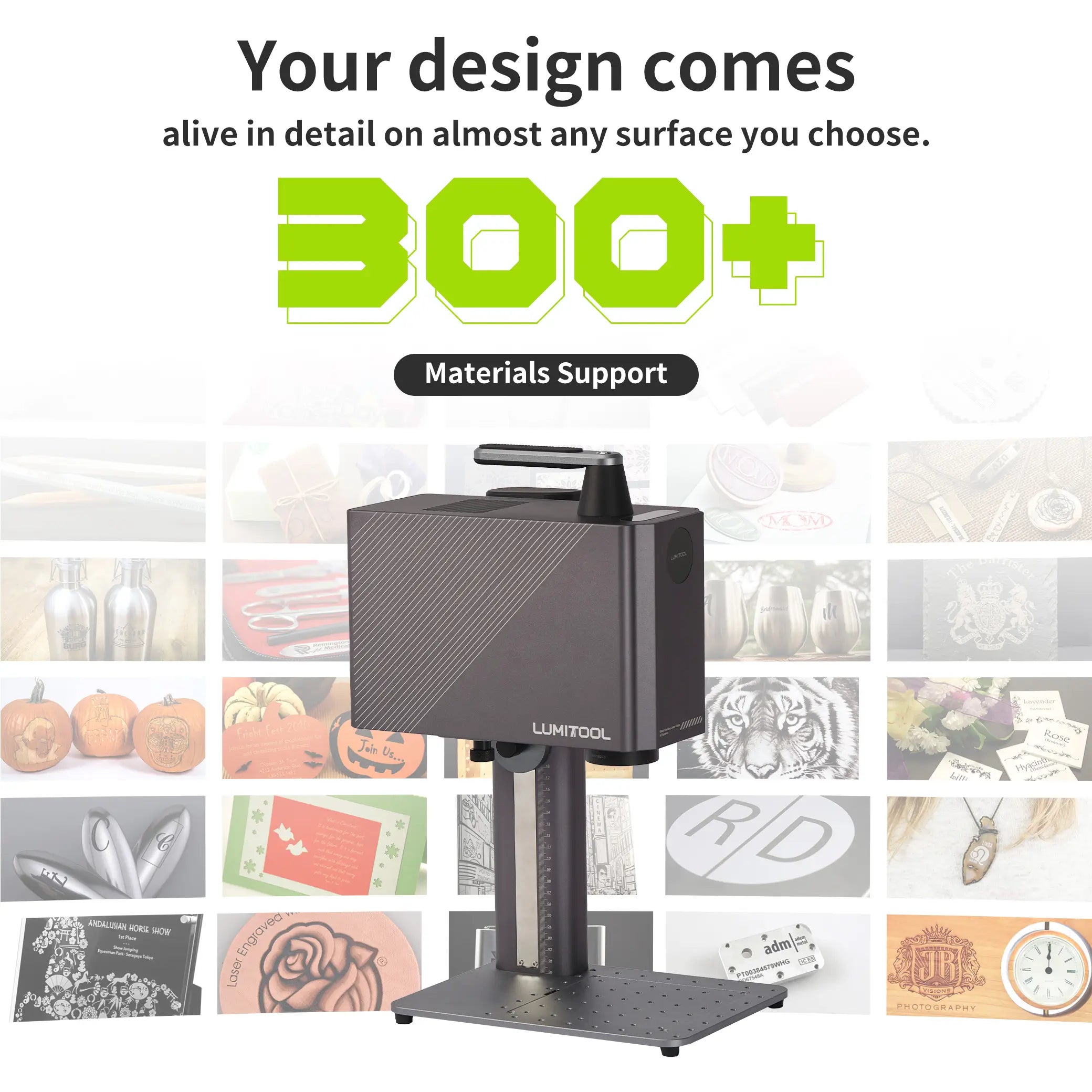 LumiTool F28 2 In 1  20W Fiber 20W Diode Laser Engraving Machine