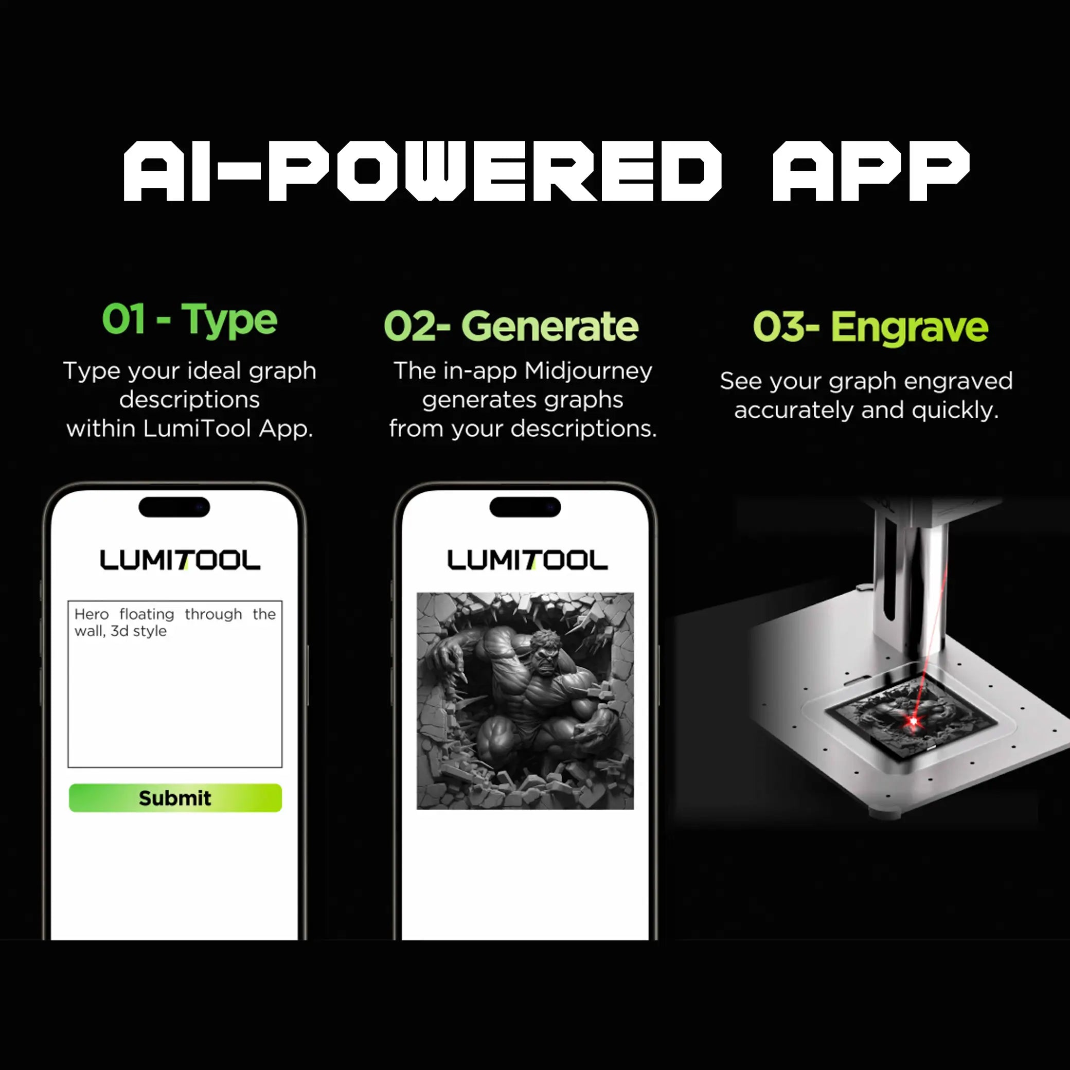 LumiTool F28 2 In 1  20W Fiber 20W Diode Laser Engraving Machine