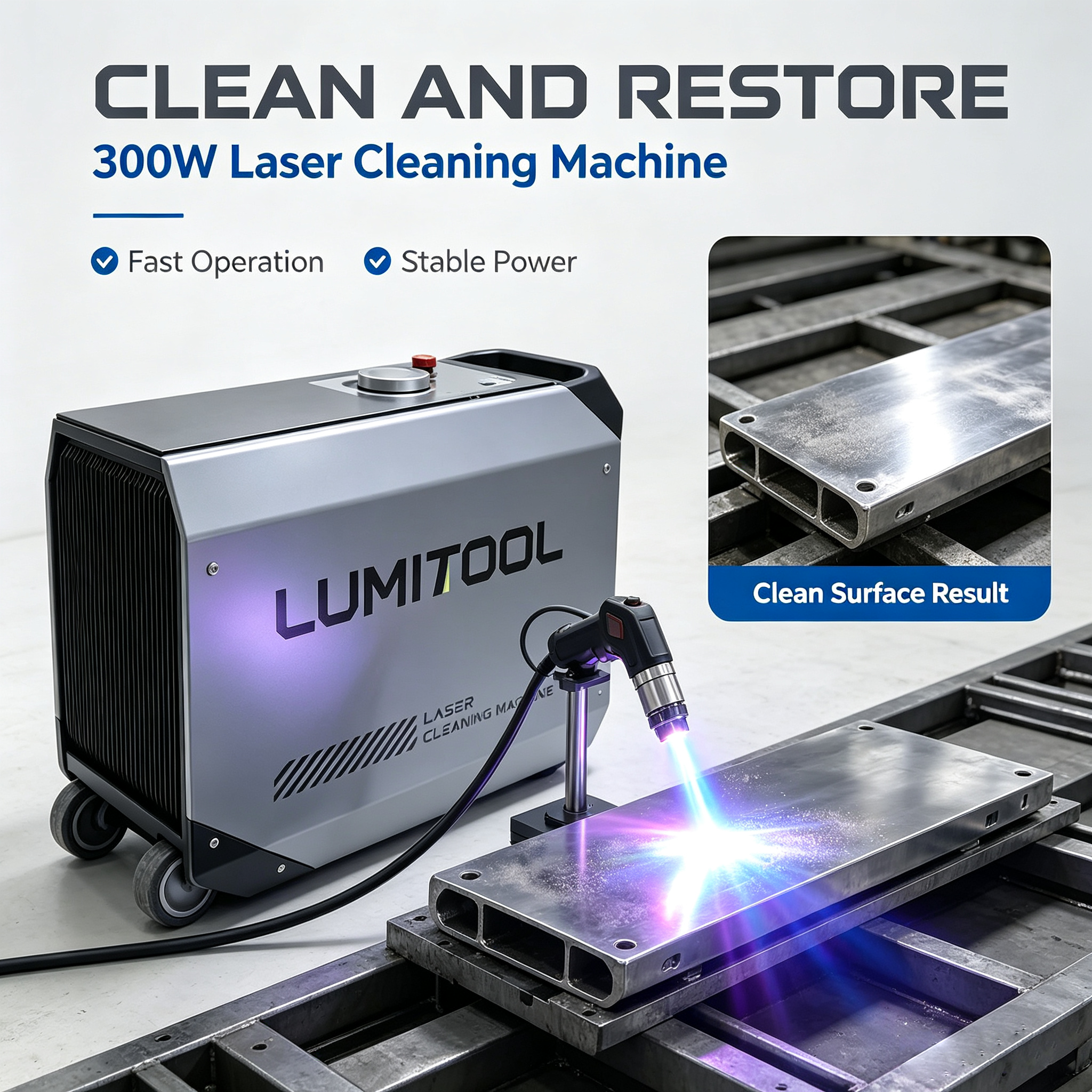 LumiTool Pulsed Laser Cleaner