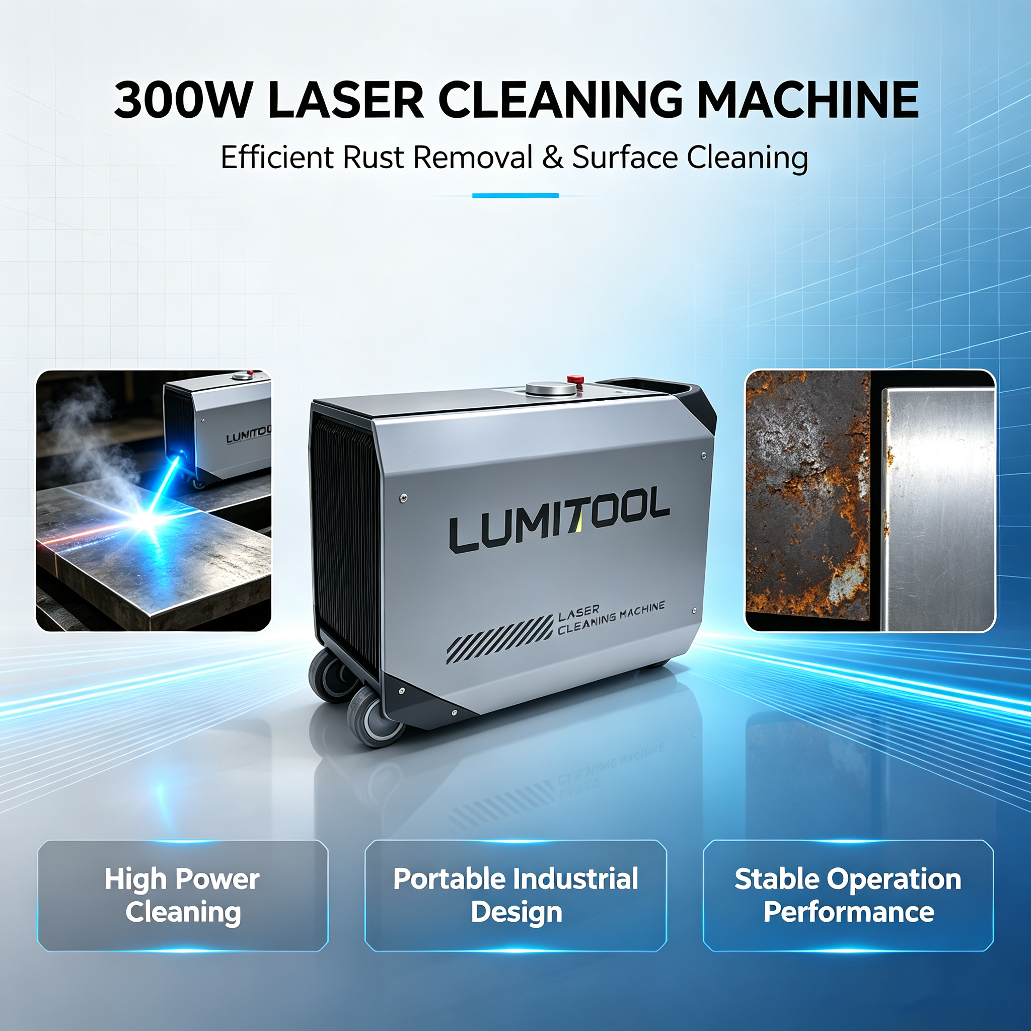 LumiTool Pulsed Laser Cleaner